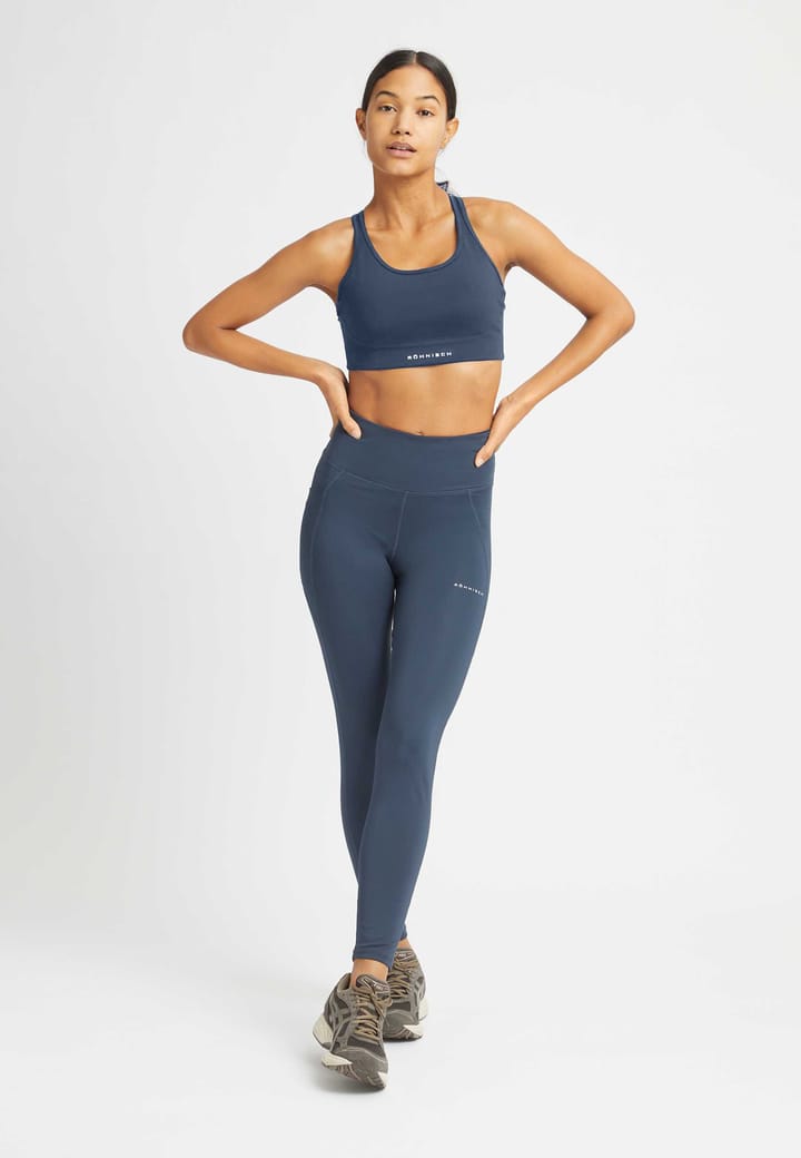 Röhnisch Women's Flattering High Waist Tights Space Navy Röhnisch Röhnisch Women's Flattering High Waist Tights Space Navy Röhnisch