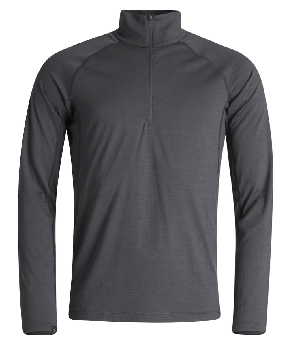 Lundhags Gimmer Merino LT Ms 1/2 Zip Dark Agave