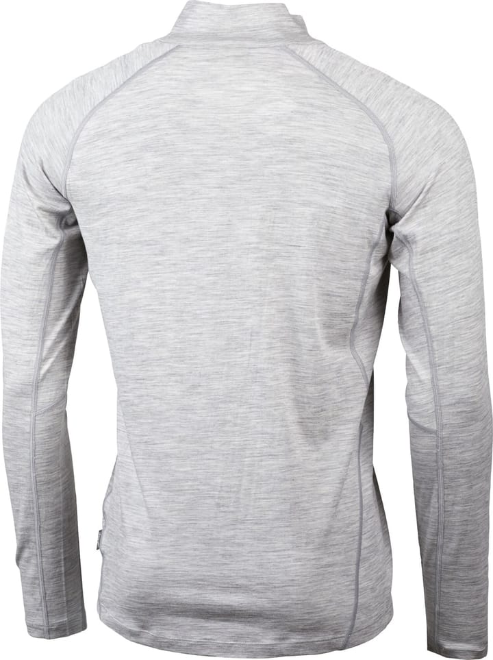 Lundhags Men's Gimmer Merino Light 1/2 Zip Light Grey Lundhags