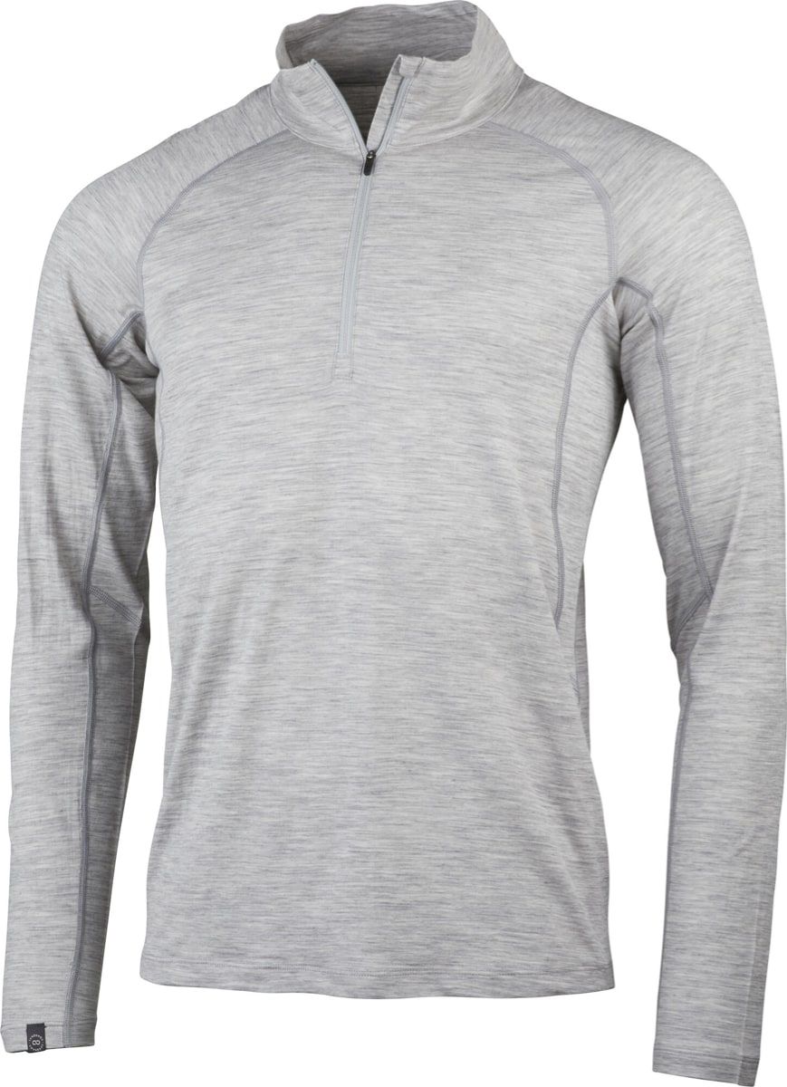 Lundhags Gimmer Merino LT Ms 1/2 Zip Light Grey