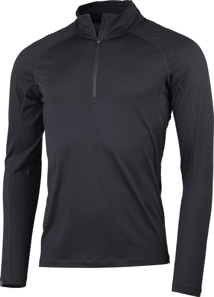 Lundhags Gimmer Merino LT Ms 1/2 Zip Black Lundhags Lundhags Gimmer Merino LT Ms 1/2 Zip Black Lundhags