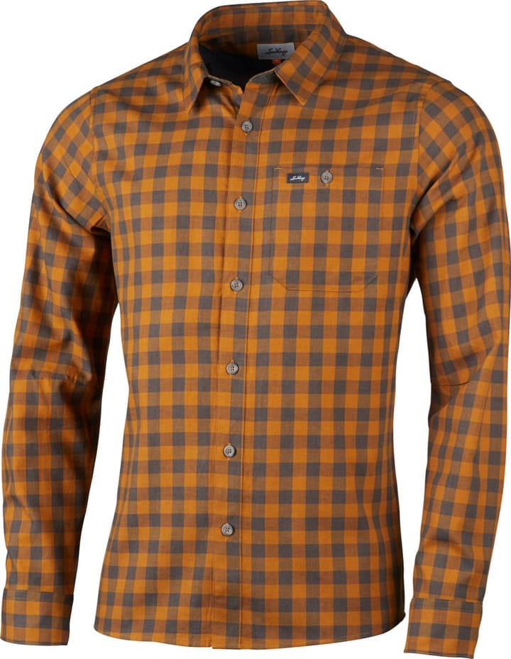 Lundhags Men's Ekren Long Sleeve Shirt Dk Gold Lundhags