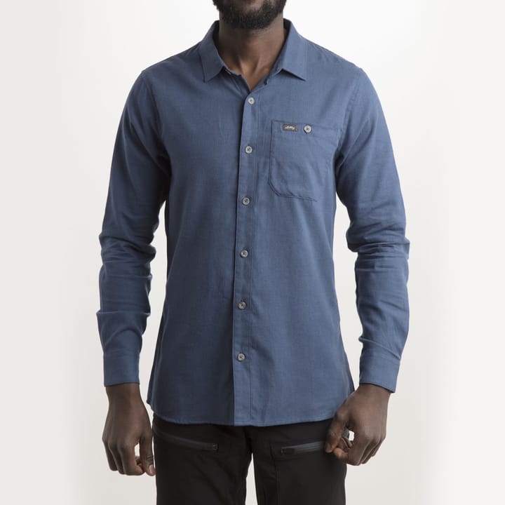Lundhags Ekren Solid Ms LS Shirt Mid Blue Lundhags Lundhags Ekren Solid Ms LS Shirt Mid Blue Lundhags