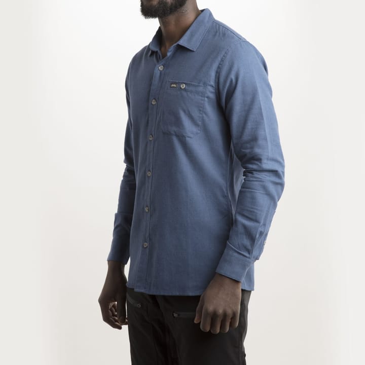 Lundhags Ekren Solid Ms LS Shirt Mid Blue Lundhags Lundhags Ekren Solid Ms LS Shirt Mid Blue Lundhags