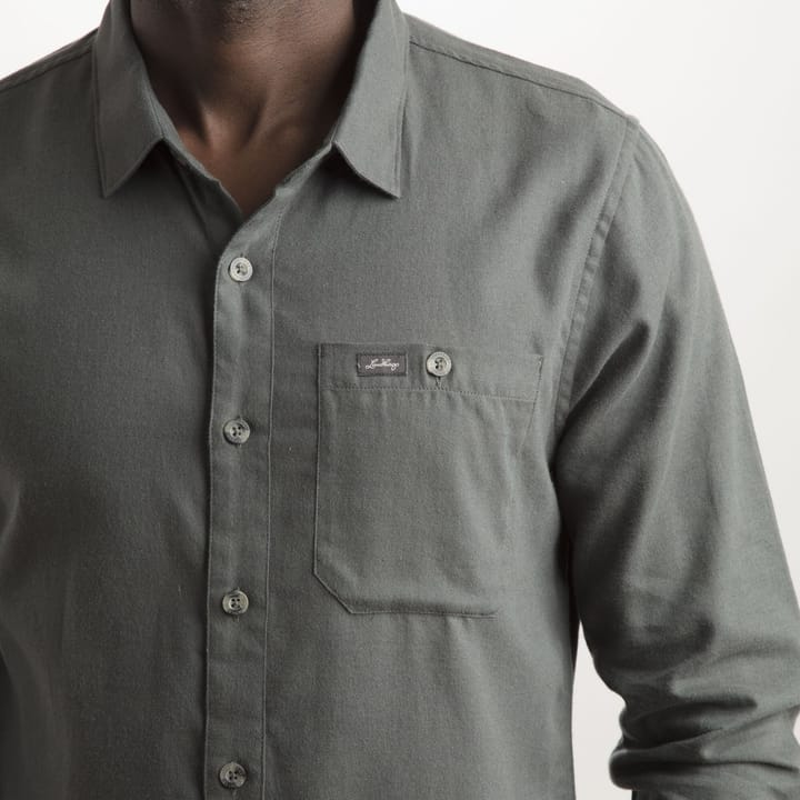 Lundhags Men's Ekren Solid Long Sleeve Shirt Dark Agave Lundhags Lundhags Men's Ekren Solid Long Sleeve Shirt Dark Agave Lundhags