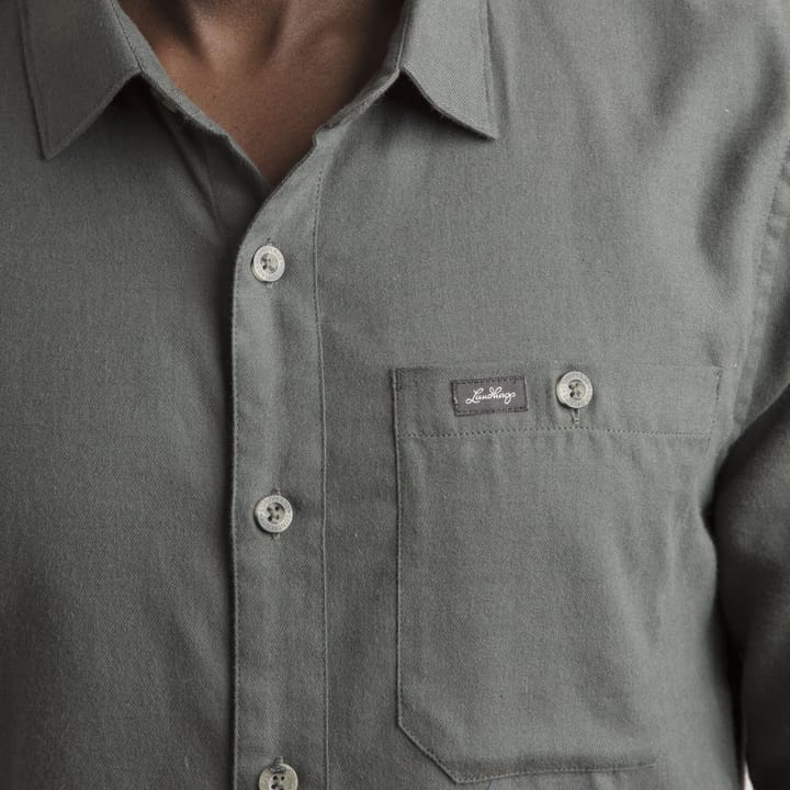 Lundhags Men's Ekren Solid Long Sleeve Shirt Dark Agave Lundhags
