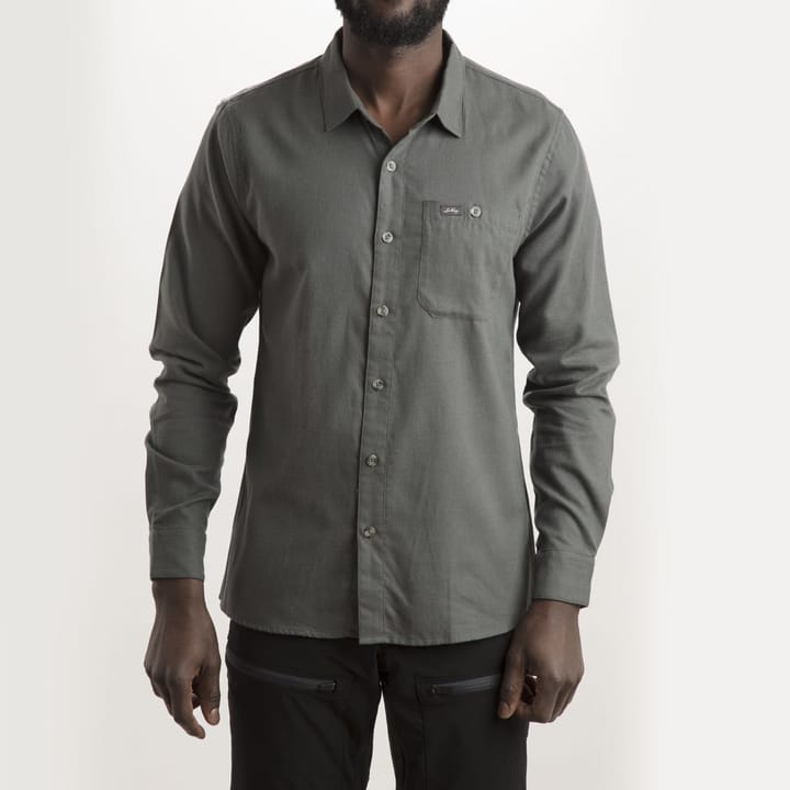 Lundhags Men's Ekren Solid Long Sleeve Shirt Dark Agave Lundhags Lundhags Men's Ekren Solid Long Sleeve Shirt Dark Agave Lundhags