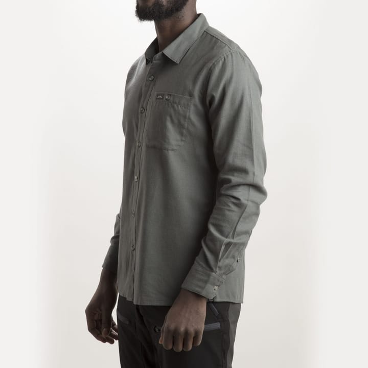 Lundhags Men's Ekren Solid Long Sleeve Shirt Dark Agave Lundhags Lundhags Men's Ekren Solid Long Sleeve Shirt Dark Agave Lundhags
