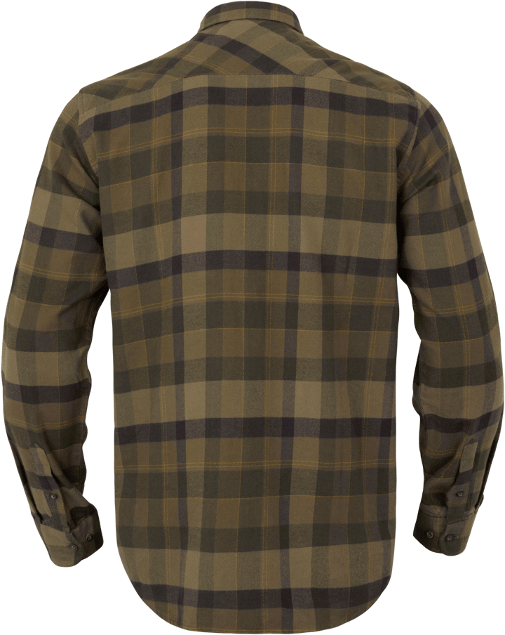 Härkila Men's Asmund Longsleeve Shirt Beech Green Check Härkila