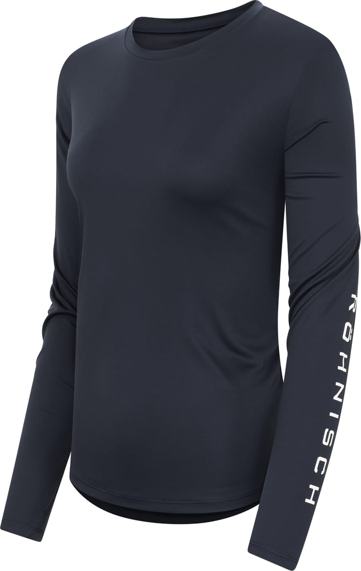 Röhnisch Women's Team Logo Long Sleeve Space Navy Röhnisch