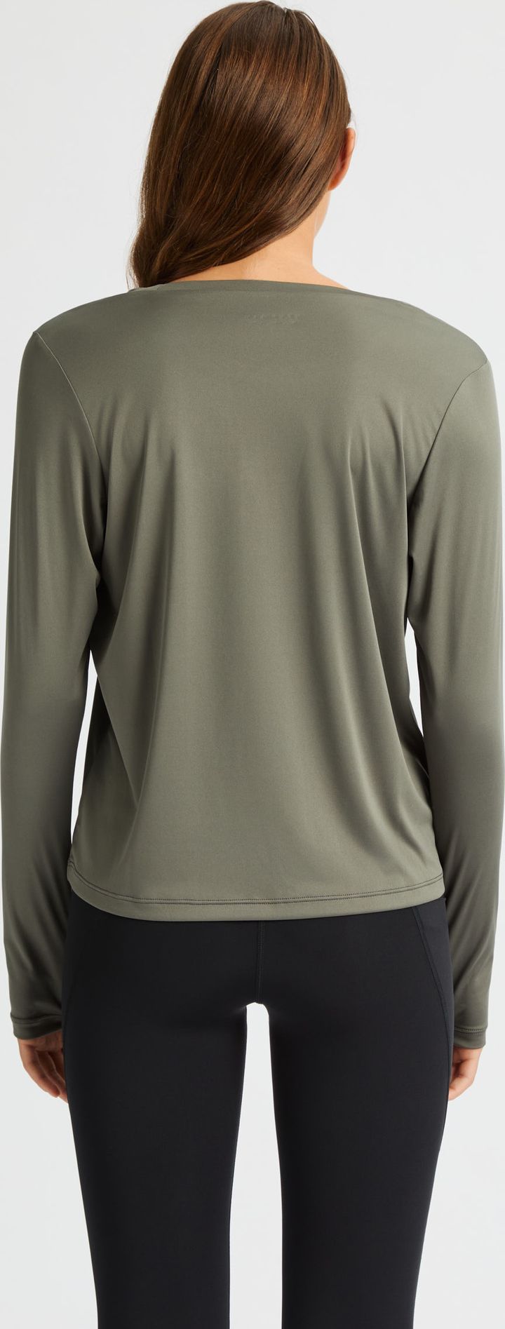 Röhnisch Women's Team Logo Long Sleeve Gunmetal Röhnisch