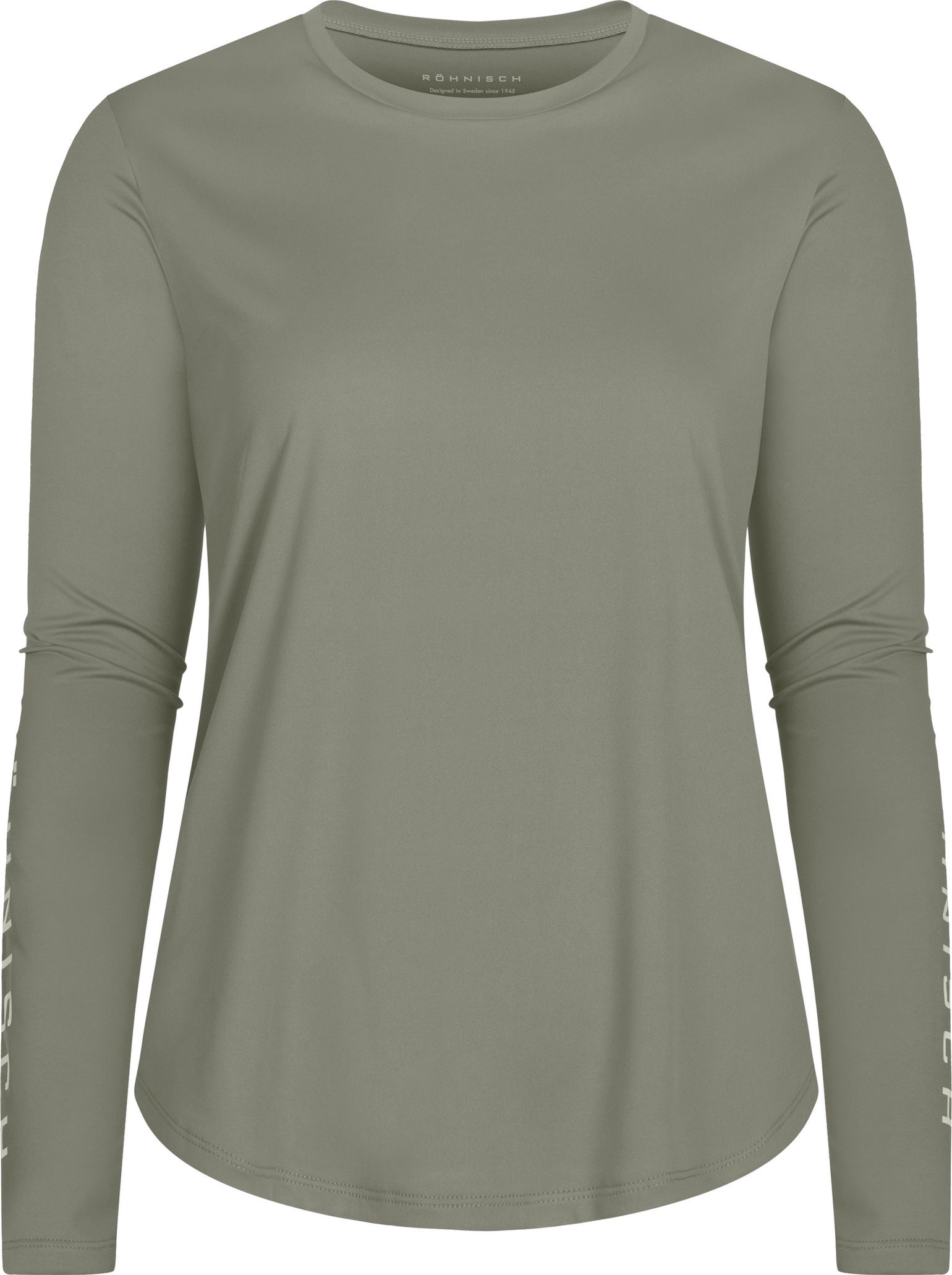 Röhnisch Women's Team Logo Long Sleeve Gunmetal