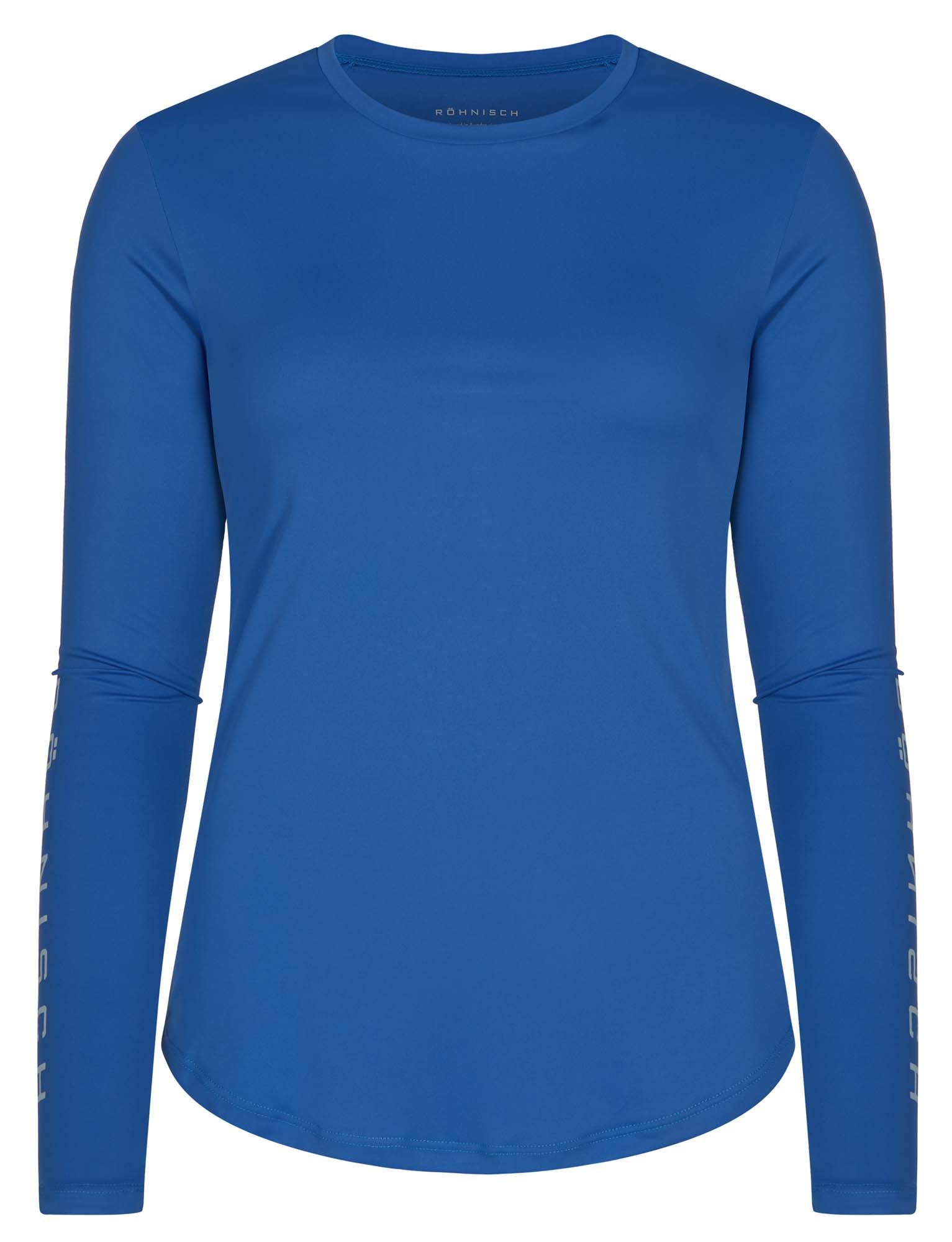 Röhnisch Women's Team Logo Long Sleeve Retro Blue