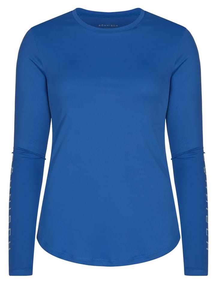 Röhnisch Women's Team Logo Long Sleeve Retro Blue Röhnisch