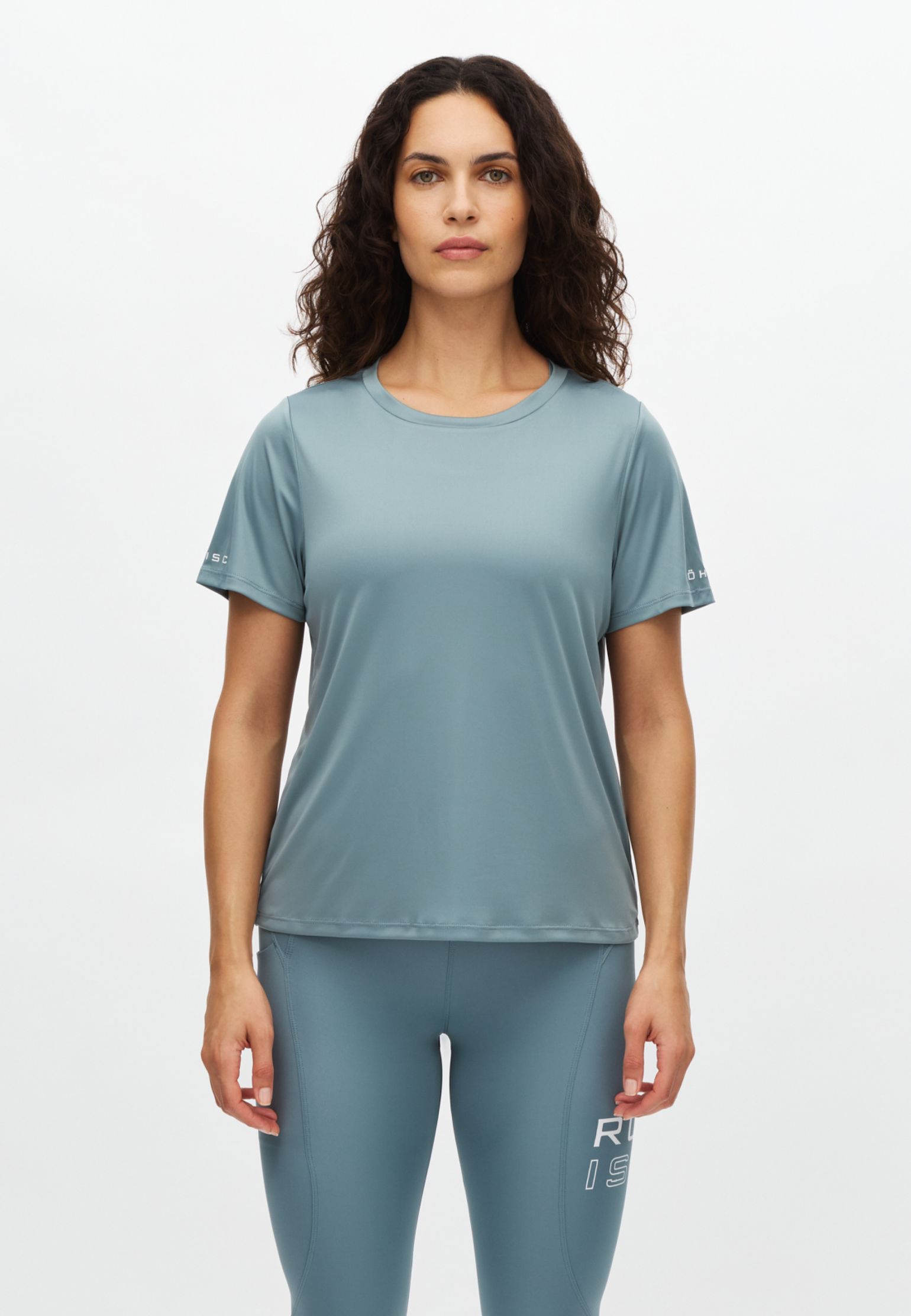 Röhnisch Women's Team Logo Tee Stormy Sea