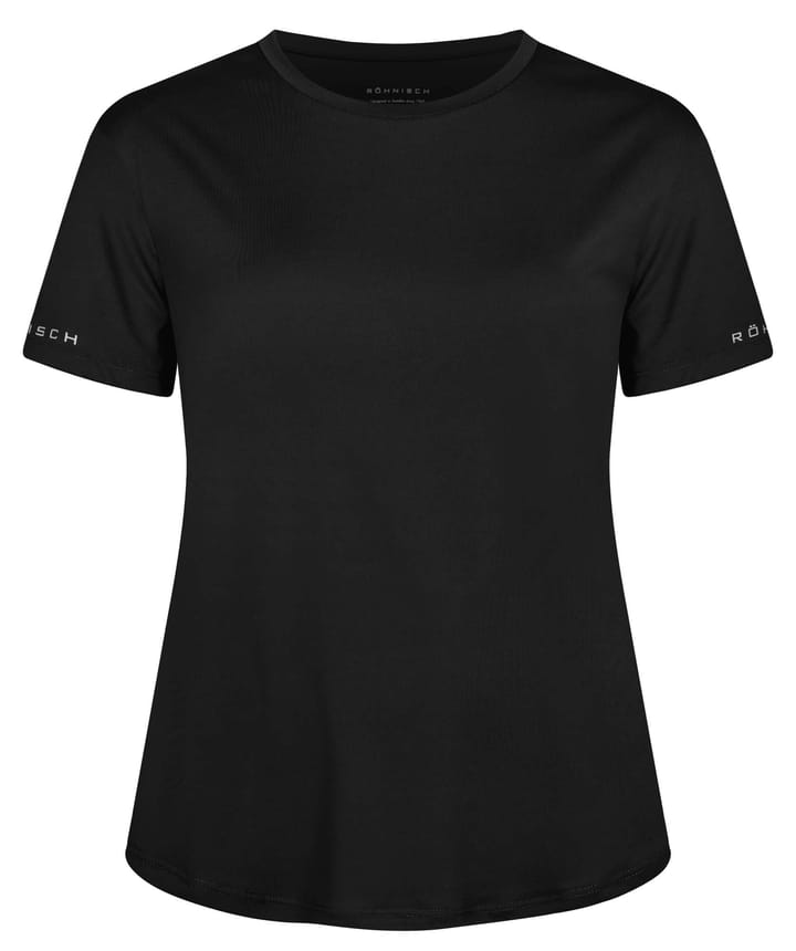 Röhnisch Women's Team Logo Tee Black Röhnisch