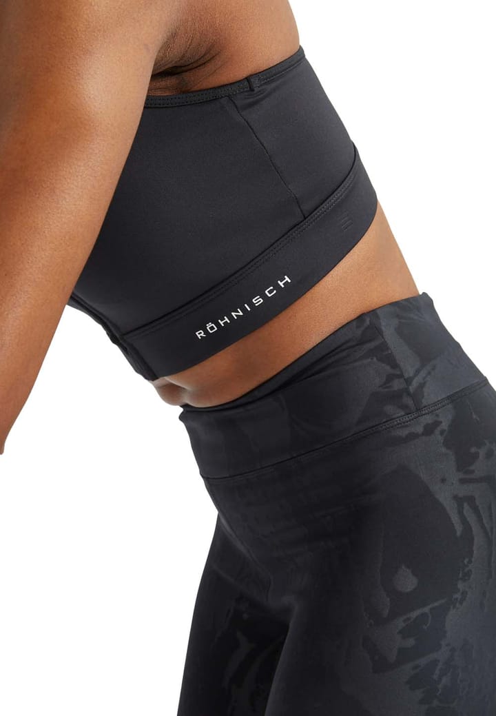 Röhnisch Women's Essential Zip Sportsbra Black Röhnisch