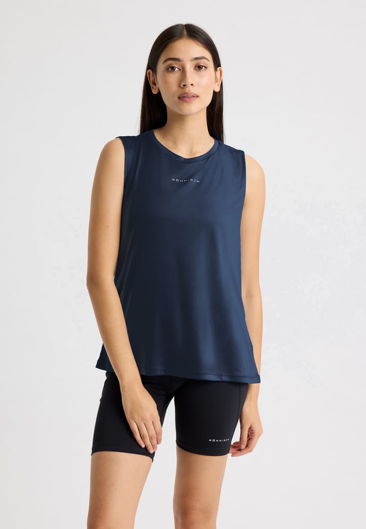 Röhnisch Women's Team Logo Singlet Space Navy Röhnisch