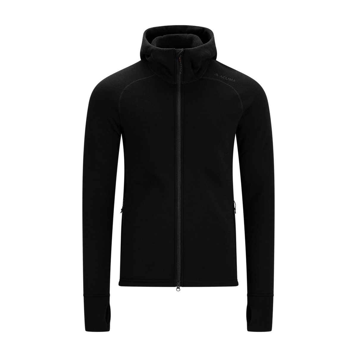 Aclima Fleecewool Hooded Jacket M'S Jet Black