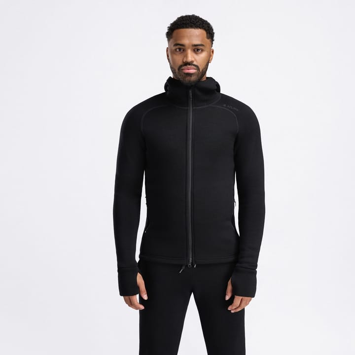 Aclima Fleecewool Hooded Jacket M'S Jet Black Aclima