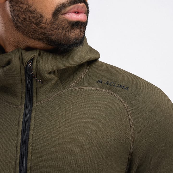 Aclima Fleecewool Hooded Jacket M'S Tarmac Aclima