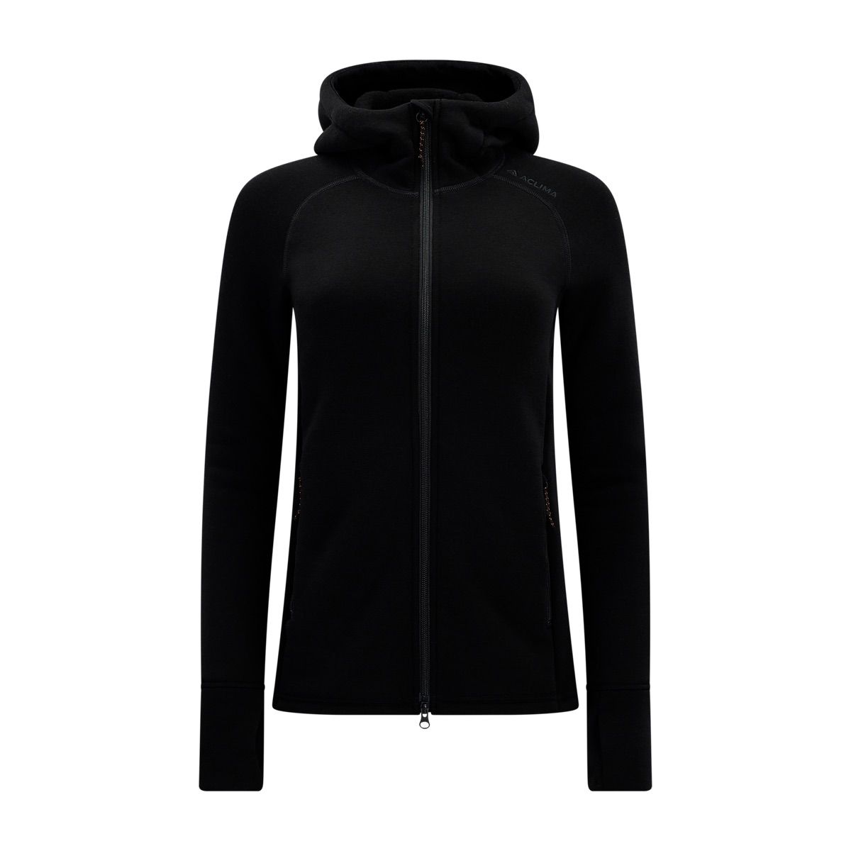 Aclima Fleecewool Hooded Jacket W'S Jet Black