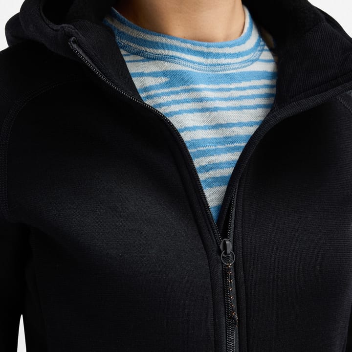 Aclima Fleecewool Hooded Jacket W'S Jet Black Aclima