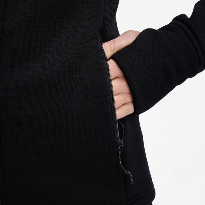 Aclima Fleecewool Hooded Jacket W'S Jet Black Aclima
