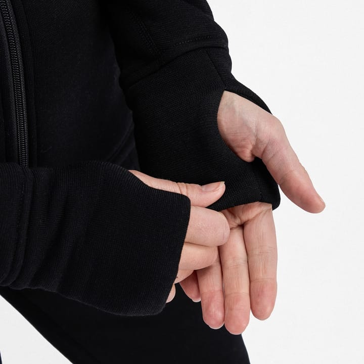 Aclima Fleecewool Hooded Jacket W'S Jet Black Aclima