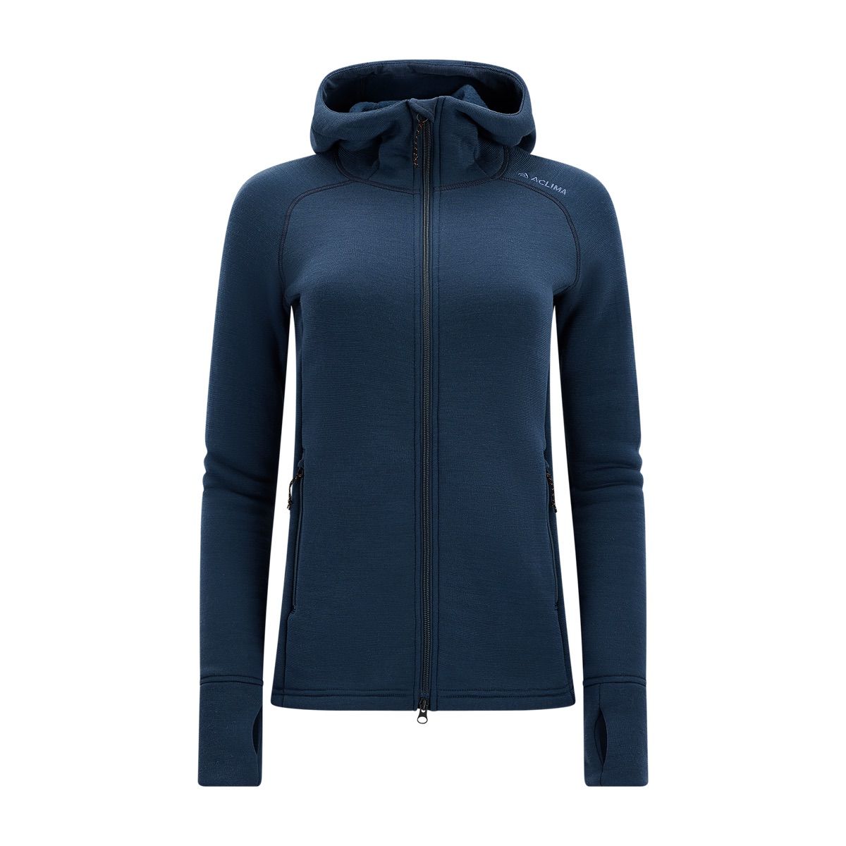 Aclima Fleecewool Hooded Jacket W'S Midnight Navy