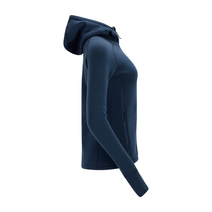 Aclima Fleecewool Hooded Jacket W'S Midnight Navy Aclima