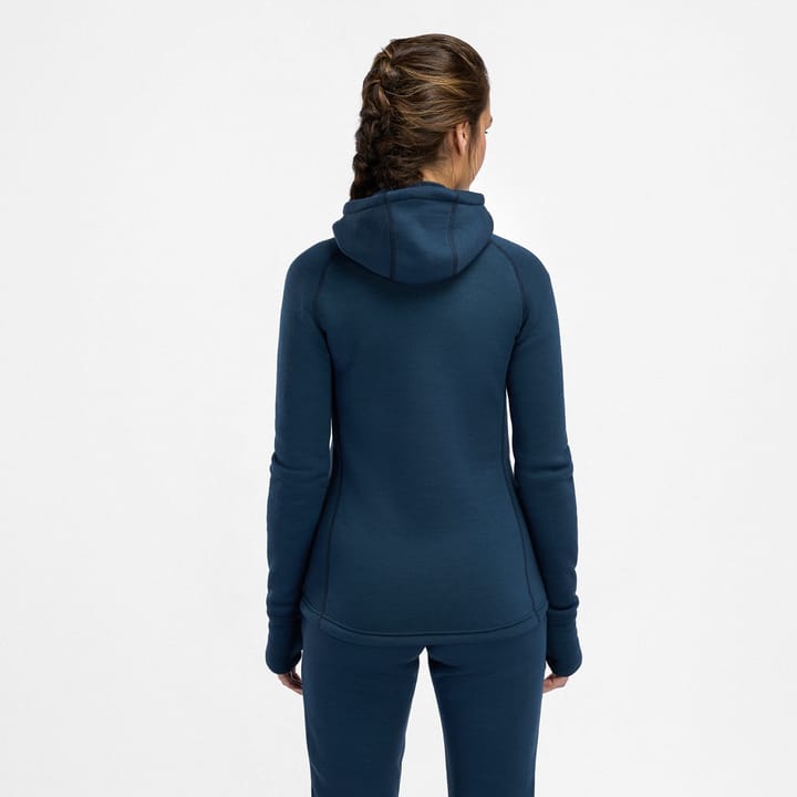 Aclima Fleecewool Hooded Jacket W'S Midnight Navy Aclima