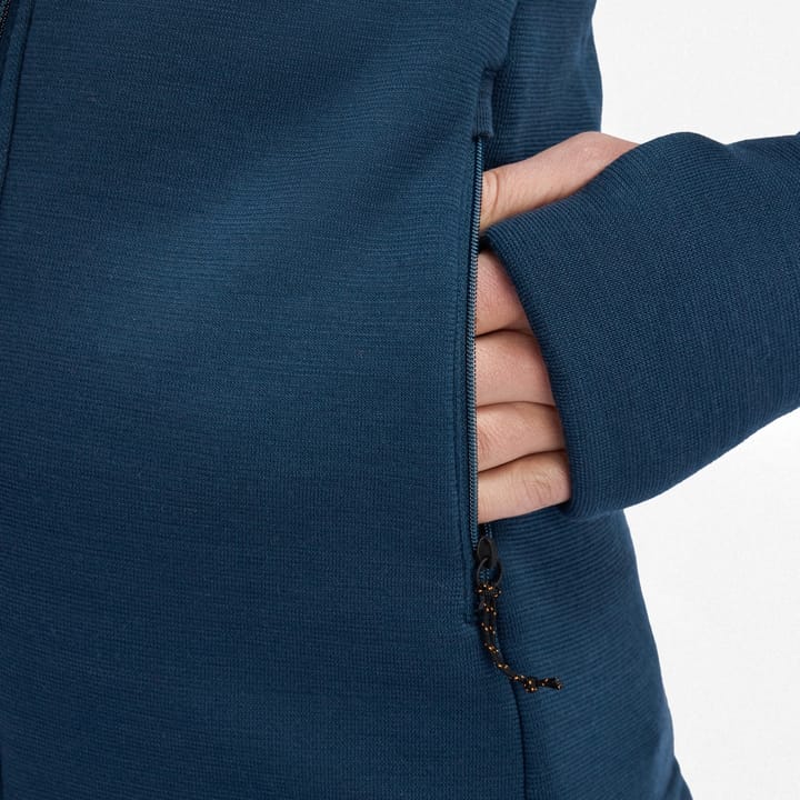 Aclima Fleecewool Hooded Jacket W'S Midnight Navy Aclima