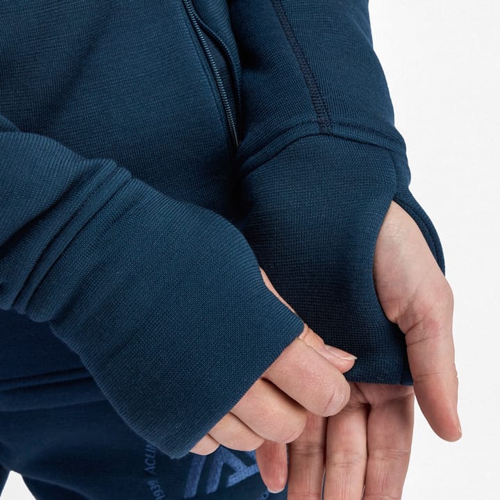 Aclima Fleecewool Hooded Jacket W'S Midnight Navy Aclima
