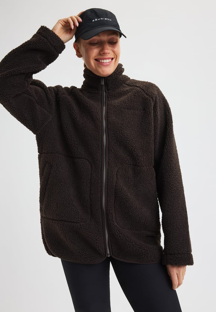 Röhnisch Women's Cloud Pile Jacket Dark Brown Röhnisch Röhnisch Women's Cloud Pile Jacket Dark Brown Röhnisch