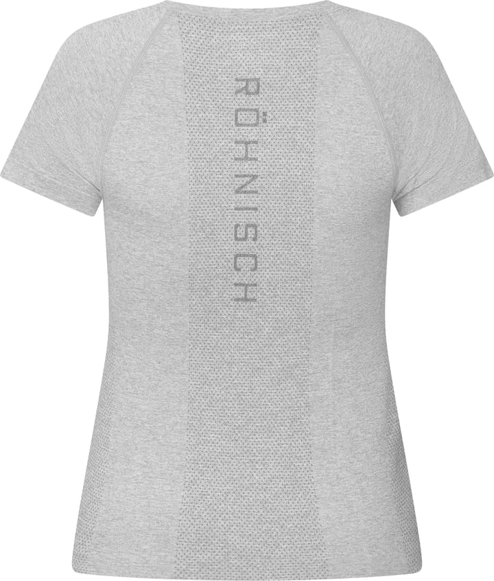 Röhnisch Women's Seamless Flex Tee Grey Melange Röhnisch