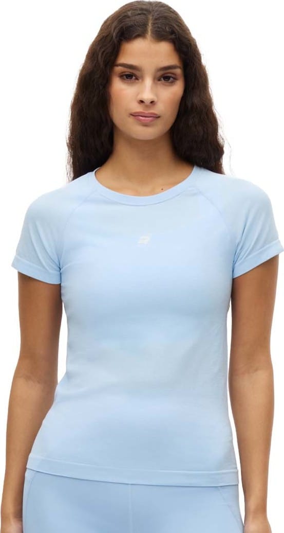 Röhnisch Women's Seamless Flex Tee Chambray Blue