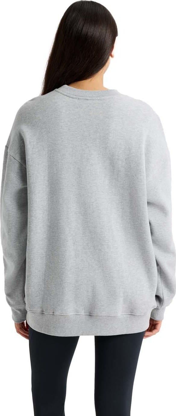 Röhnisch Women's Cotton Emblem Sweatshirt Grey Melange Röhnisch