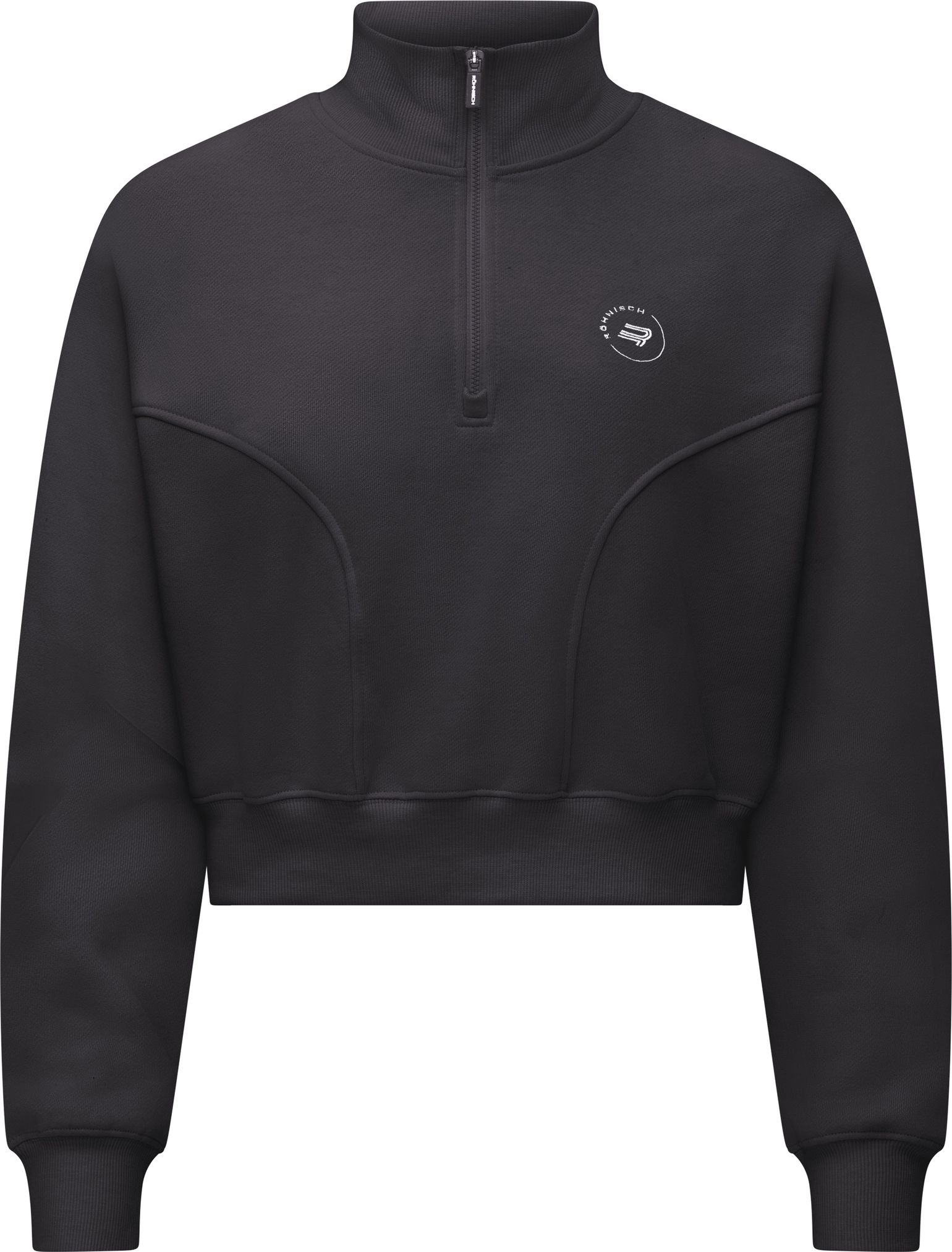 Röhnisch Women's Soft Sweat Half Zip Obsidian Black