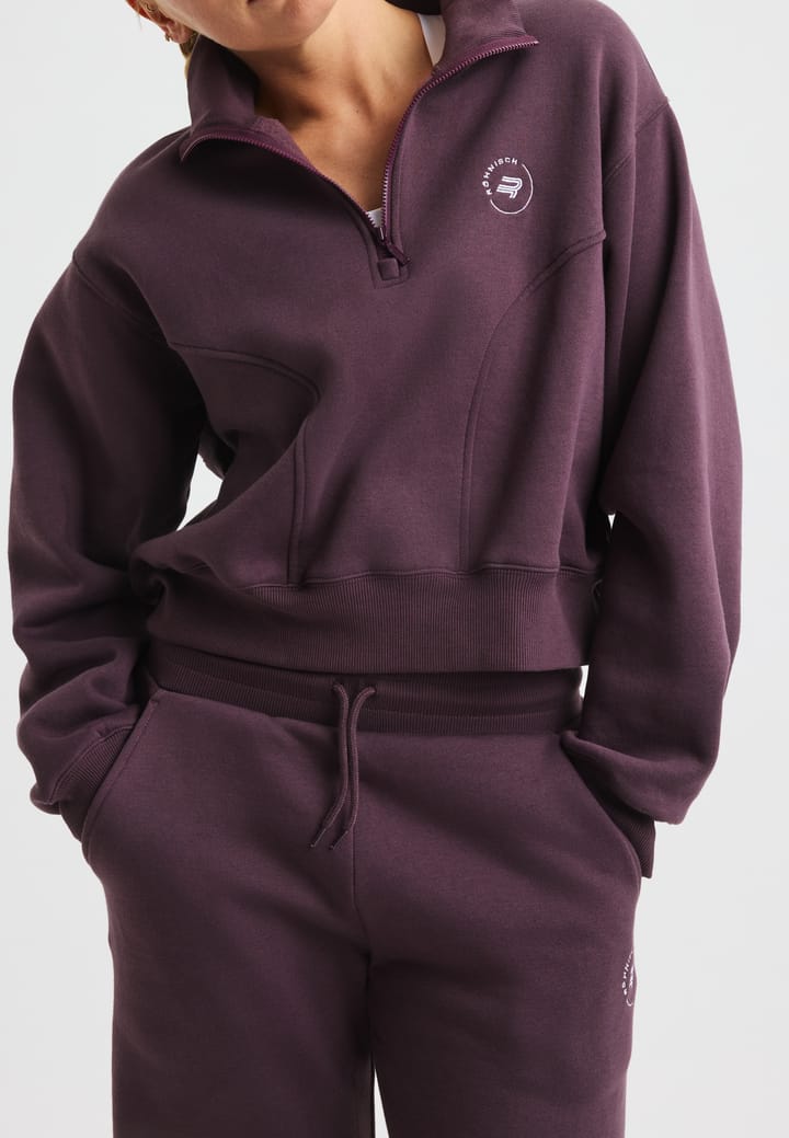 Röhnisch Women's Soft Sweat Half Zip Huckleberry Röhnisch Röhnisch Women's Soft Sweat Half Zip Huckleberry Röhnisch