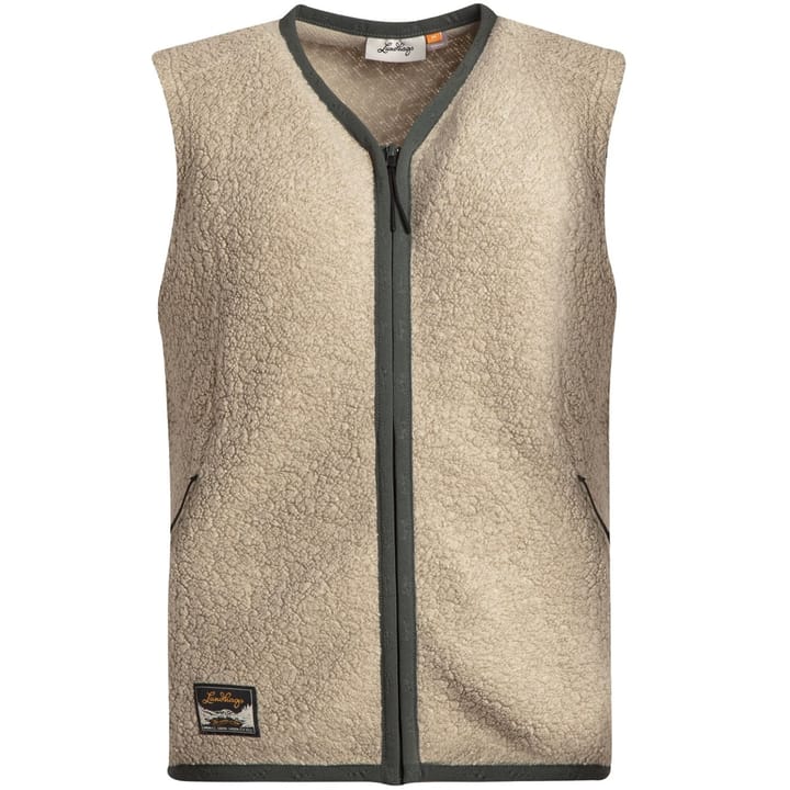 Lundhags Flok Wool Ws Pile Vest Sand Lundhags