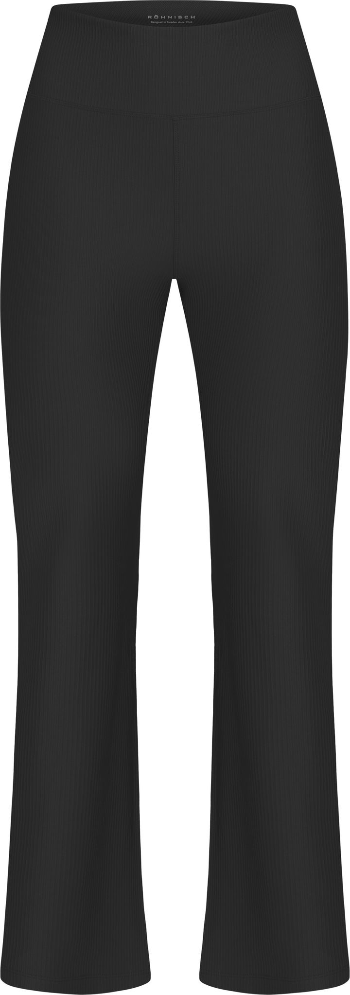 Röhnisch Women's Ribbed R Flare High waist Tight Black Röhnisch