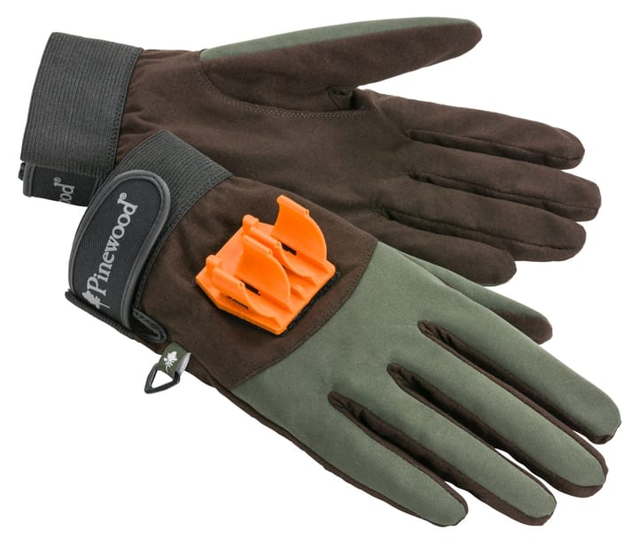 Pinewood Quick Reloader Gloves Moss Green/Dark Brown Pinewood