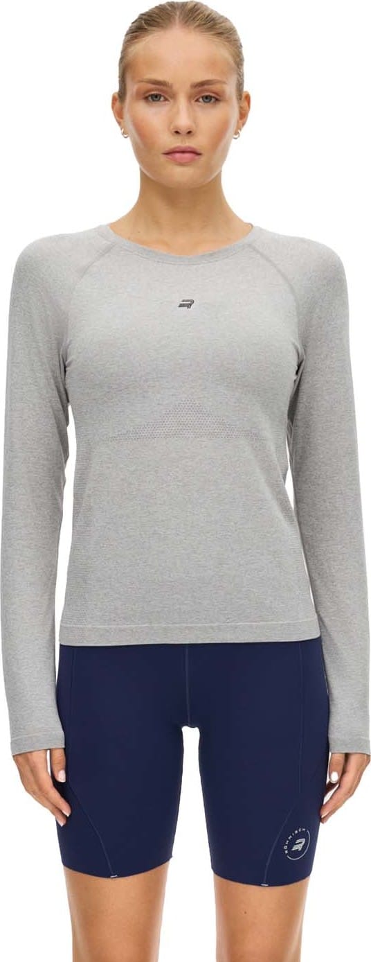 Röhnisch Seamless Flex Long Sleeve Grey Melange Röhnisch