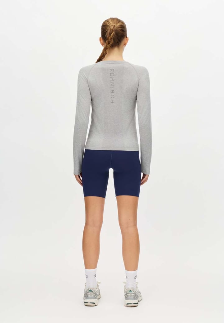 Röhnisch Seamless Flex Long Sleeve Grey Melange Röhnisch
