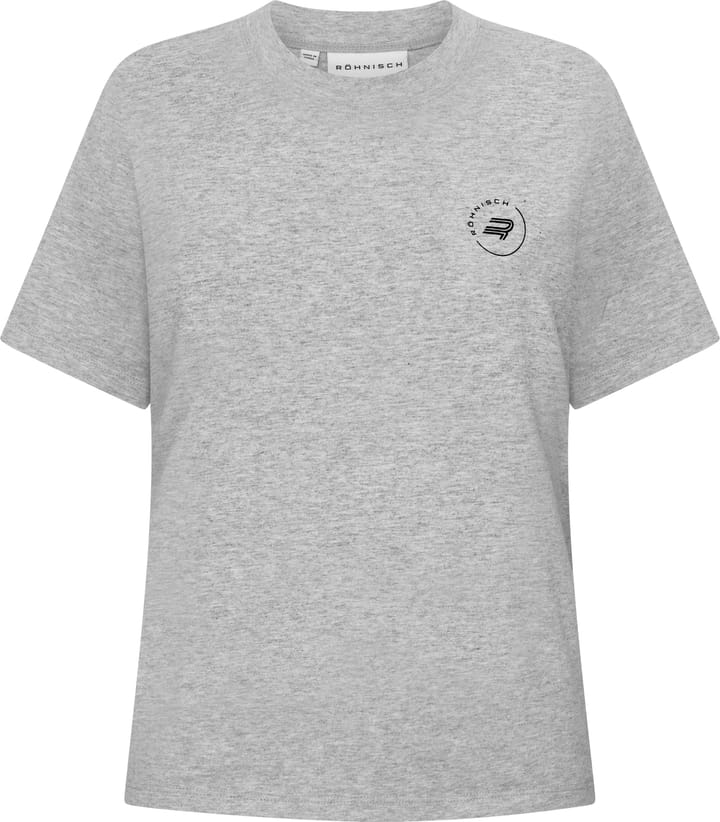 Röhnisch Women's Rohnisch Cotton Tee Grey Melange Röhnisch
