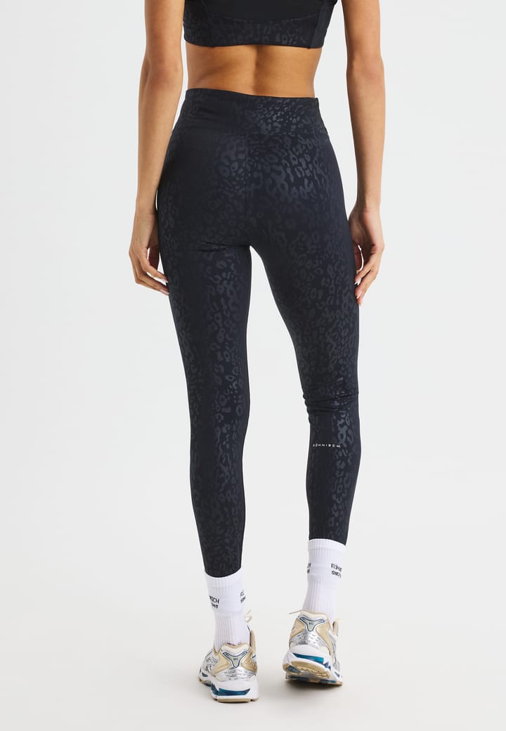 Röhnisch Women's Leo Emboss High waist Tights Leo Emboss Black Röhnisch Röhnisch Women's Leo Emboss High waist Tights Leo Emboss Black Röhnisch
