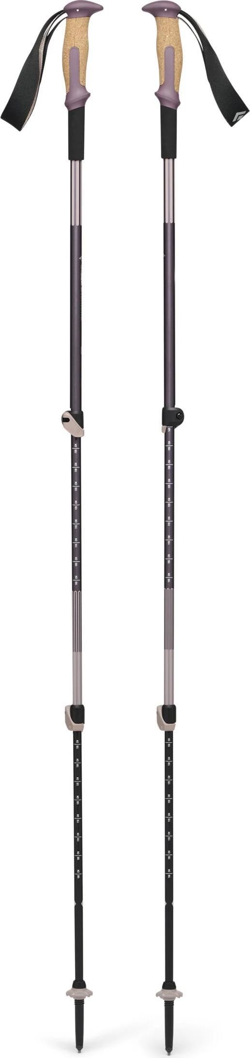 Black Diamond Trail Vista Shock Trek Poles Dark Mauve Black Diamond