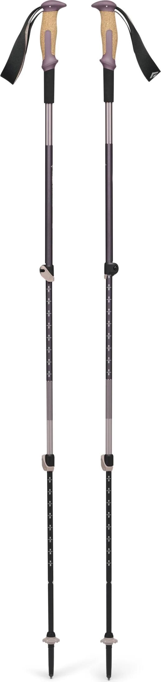 Black Diamond Trail Vista Shock Trek Poles Dark Mauve