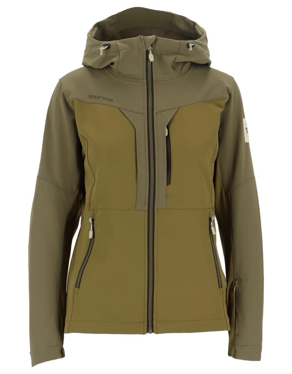 Twentyfour Finse Softshelljakke D Oliven